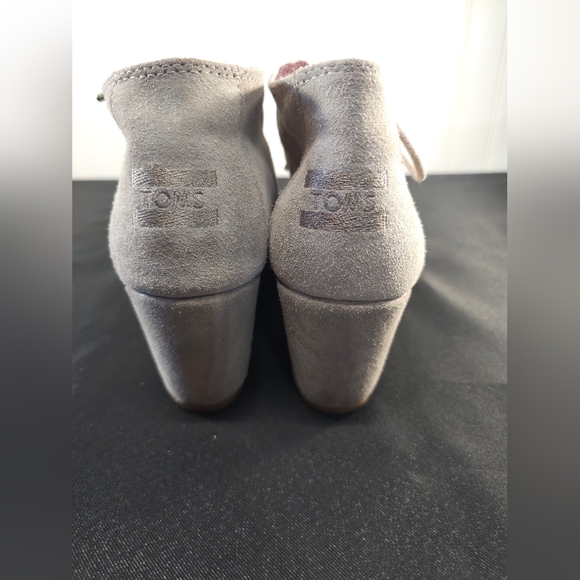 TOMS Women's Kala Booties DESERT TAUPE SUEDE 10012956 - Picture 3 of 5